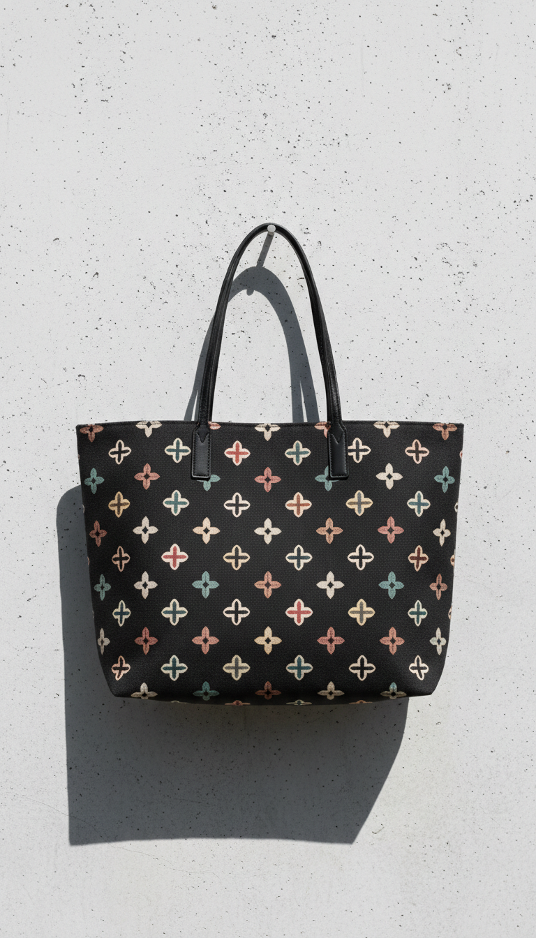Canvas Tote With Custom Artwork