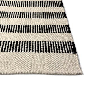 Handmade Boho Striped Rug, Washable Runner, Custom Area Carpet