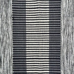 Handmade Boho Runner Rug – Washable Neutral Modern Carpet