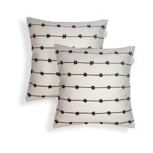 Woven Cotton Cushion Covers 2 Set 45x45cm Bohemian Throw Pillow Covers Christmas Gifts Home Decor