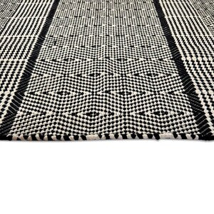 Handmade Boho Runner Rug, Washable Area Rug, Custom Geometric Design