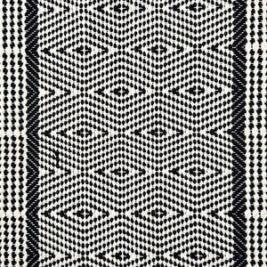 Handmade Boho Runner Rug, Washable Area Rug, Custom Geometric Design