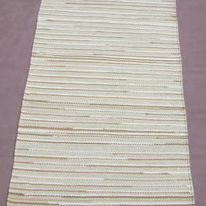 Large Colorful Rag Rug: Handmade Recycled Boho Rug, 75x120cm