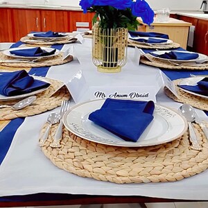 Handwoven Seagrass Placemats (Set of 4): Boho Farmhouse Table Decor