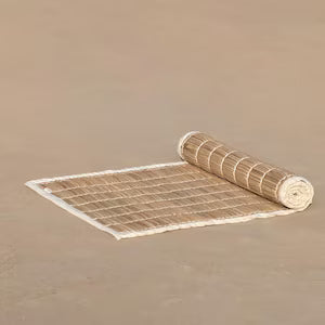 Organic Yoga Mat - Handwoven, Fair Trade & Soft Absorbent Fitness Rug for Exercise, Workout,