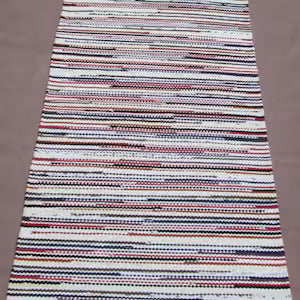 Handwoven Colorful Yoga Mat: Fair Trade Cotton Fitness Rug