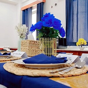 Handwoven Seagrass Placemats (Set of 4): Boho Farmhouse Table Decor