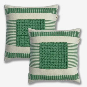 Cushion Covers, Rustic Farmhouse Linen, Handwoven 18×18 in Throw Pillow Case