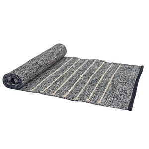 Handwoven Cotton Yoga Mat – Fair Trade Fitness Rug, 72x24