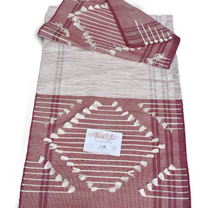 Handwoven Cotton Yoga Mat – Fair Trade Fitness Rug (72x24)