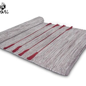 Handwoven Cotton Yoga Mat – Fair Trade, Organic Fitness Rug