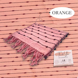 Organic Cotton Weave Bedspread Soft Blanket Breathable, Durable for Bedroom and Living Room