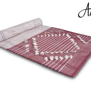 Handwoven Cotton Yoga Mat – Fair Trade Fitness Rug (72x24)