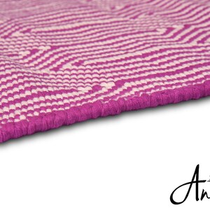 Handwoven Cotton Yoga Mat - Eco-Friendly Fitness Rug