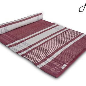 Handwoven Cotton Yoga Mat – Fair Trade Eco-Friendly Fitness Rug