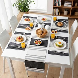 Handcrafted Dining Table Decor Set – Placemats & Runner