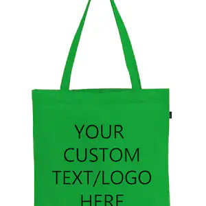 Custom Color Tote Bags with Logo | Personalized Cotton Tote | Multi Color Tote Bags Bulk | Wedding Bridesmaid Bags | Business Promo Bags