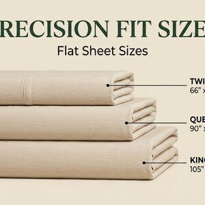 Bamboo Flat Sheet | Silky Soft Cooling, Breathable Viscose Bedding