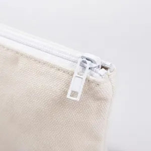 Personalized Canvas Pencil Pouch | Custom Name Zipper Pencil Case | Back to School Gift | Monogram Makeup Bag | Teacher Gift