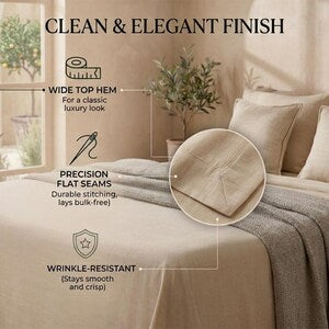 Bamboo Flat Sheet | Silky Soft Cooling, Breathable Viscose Bedding