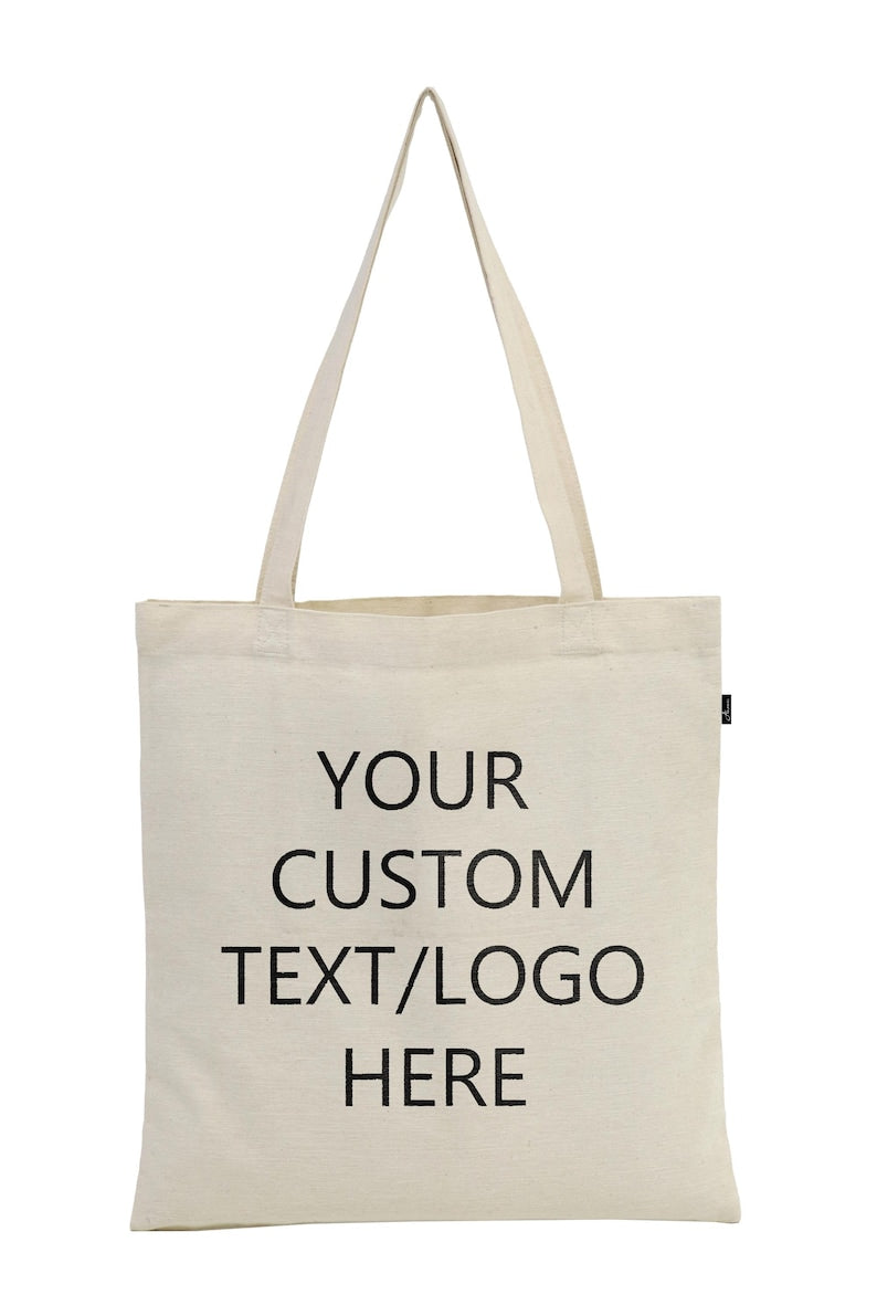 Custom Color Tote Bags with Logo | Personalized Cotton Tote | Multi Color Tote Bags Bulk | Wedding Bridesmaid Bags | Business Promo Bags