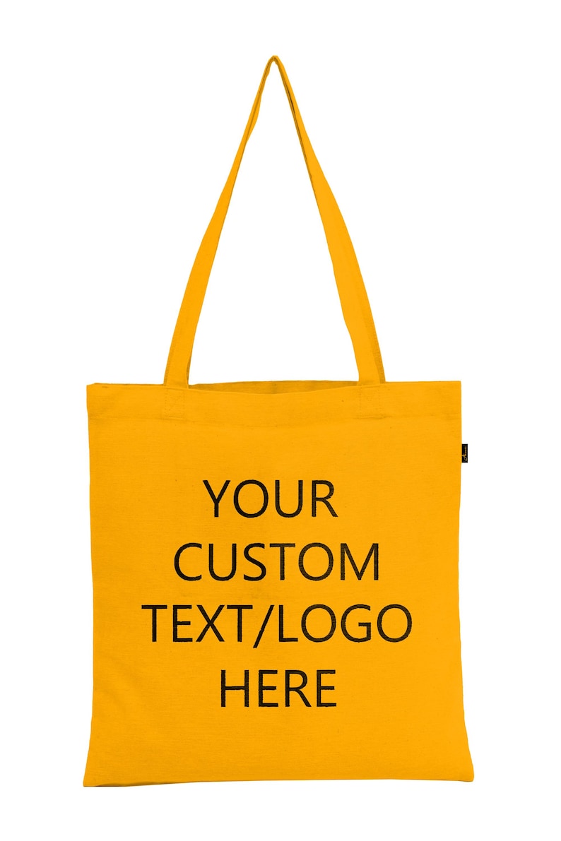 Custom Color Tote Bags with Logo | Personalized Cotton Tote | Multi Color Tote Bags Bulk | Wedding Bridesmaid Bags | Business Promo Bags